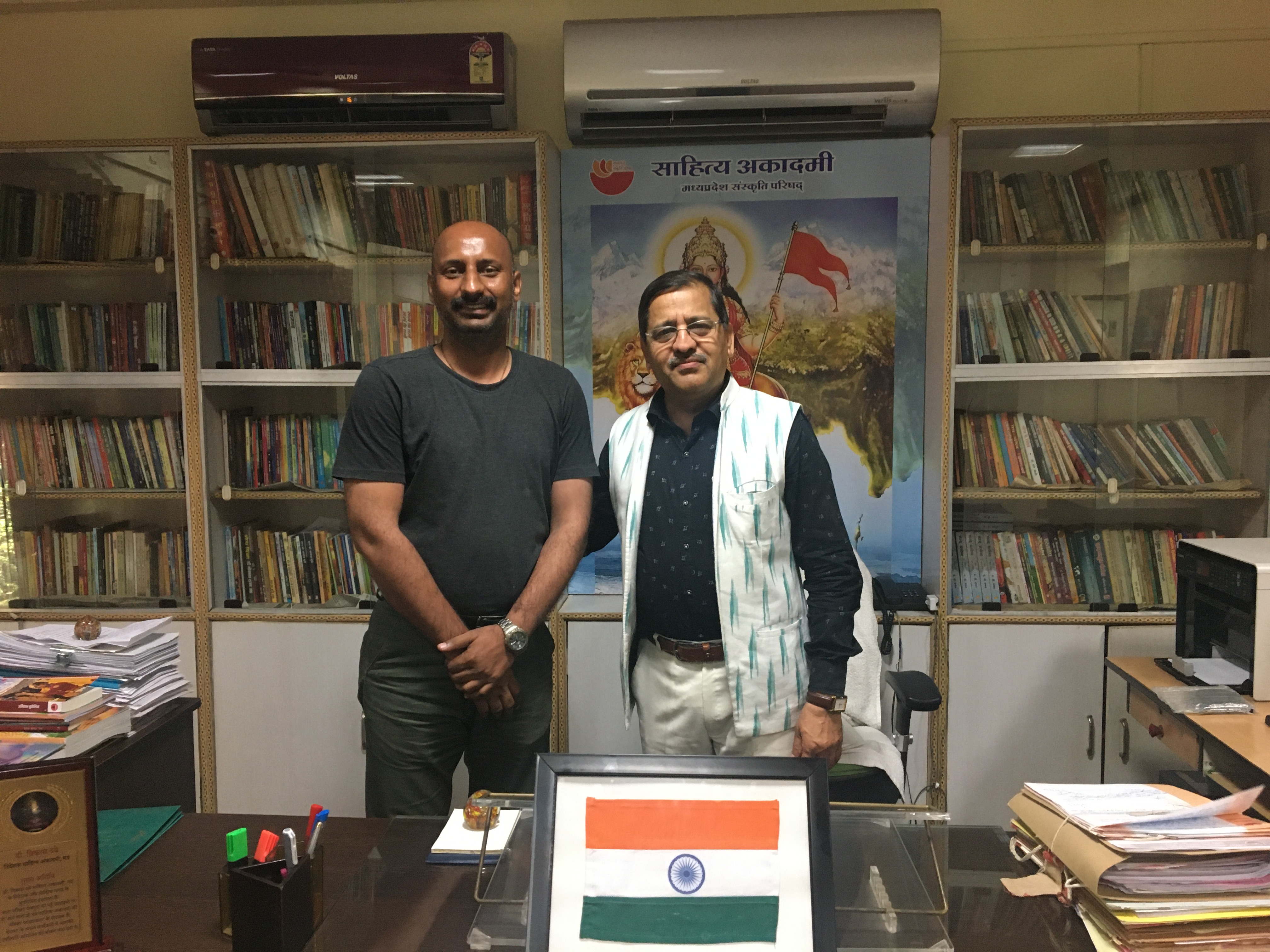 Meeting with academic leaders in institutional setting