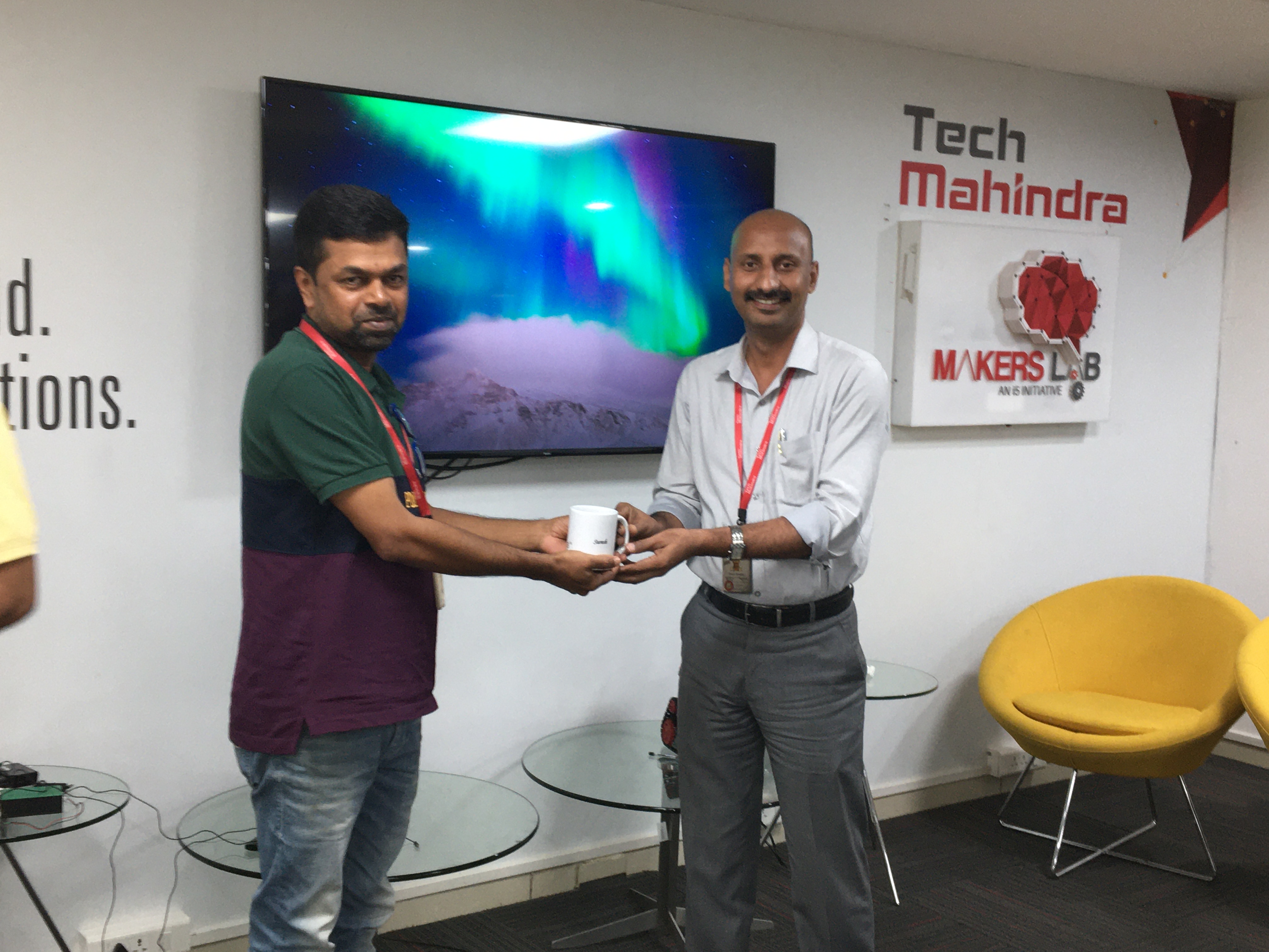 Business meeting at Tech Mahindra office